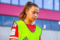 06.09.2026, München, Deutschland. Google Pixel Frauen-Bundesliga: FC Bayern München Frauen gegen SC Freiburg Frauen am FC Bayern Campus. Lena Oberdorf (FC Bayern Frauen)