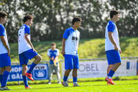 04.10.2026, Bad Wörishofen, Deutschland. U19 (A-Jun.) Kreisklasse Allgäu - Nord: FC Bad Wörishofen U19 gegen SG Unterrieden U19. Spielort: Stadion Am Unteren Hart. Abdul (FC Bad Wörishofen) nachdenklich, ernst, fokussiert
