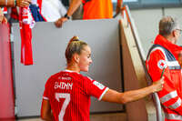 06.09.2026, München, Deutschland. Google Pixel Frauen-Bundesliga: FC Bayern München Frauen gegen SC Freiburg Frauen am FC Bayern Campus. Giulia Gwinn (FC Bayern Frauen)