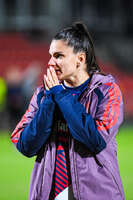 22.09.2026, Unterhaching, Deutschland. UEFA Women's Champions League, 1. Spieltag der Ligaphase: FC Bayern München Frauen gegen Manchester City. UWCL-Auftakt der FC Bayern Frauen und erstes UWCL-Pflichtspiel im neuen Zuhause Sportpark Unterhaching. Jovana Damnjanović (FC Bayern Frauen)