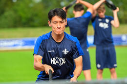 19.07.2026, Bad Wörishofen, Deutschland. 2. Bundesliga: Der SV Darmstadt 98 startet mit der ersten Trainingseinheit in das Sommertrainingslager. Hiroki Akiyama (SV Darmstadt 98)