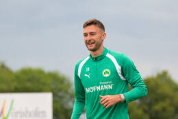 15.07.2026, Bad Wörishofen, Deutschland, 2. Bundesliga, Saison 2026/2027, Der SpVgg Greuther Fürth startet mit der ersten Trainingseinheit in sein Sommertrainingslager in Bad Wörishofen (Unterallgäu). Der Verein bereitet sich dort auf die Saison 2026/2027 vor. Felix Higl (SpVgg Greuther Fürth)