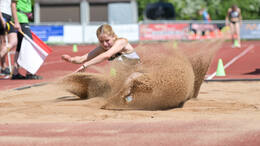 Mindelheim, Deutschland - 09.05.2026: Wettkampf bei der Internationalen Bodensee-Leichtathletik (IBL) 2026 im Julius-Stromayer-Stadion.