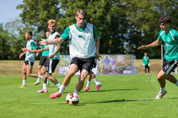16.07.2026, Bad Wörishofen, Deutschland, 2. Bundesliga, Saison 2026/2027, Der SpVgg Greuther Fürth startet mit der zweiten Trainingseinheit in sein Sommertrainingslager in Bad Wörishofen (Unterallgäu). Der Verein bereitet sich dort auf die Saison 2026/2027 vor. Luca Itter (SpVgg Greuther Fürth)