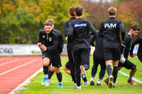 17.10.2026, Mindelheim, Bayern, Deutschland. Kreisliga Allgäu Nord: TSV Mindelheim gegen SV Oberegg. Spielort: Julius-Strohmayer-Stadion. Quirin Mack (TSV Mindelheim) beim Laufen, im Sprint, in einer Laufszene
