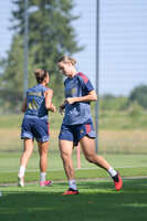 05.08.2026, München, Deutschland. Google Pixel Frauen-Bundesliga: Die FC Bayern Frauen absolvieren auf dem FC Bayern Campus eine Trainingseinheit zur Vorbereitung auf das Testspiel gegen Paris FC. Klara Bühl (FC Bayern Frauen)