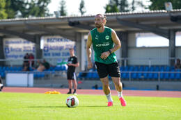 16.07.2026, Bad Wörishofen, Deutschland, 2. Bundesliga, Saison 2026/2027, Der SpVgg Greuther Fürth startet mit der zweiten Trainingseinheit in sein Sommertrainingslager in Bad Wörishofen (Unterallgäu). Der Verein bereitet sich dort auf die Saison 2026/2027 vor. Jannis Heuer (SpVgg Greuther Fürth)