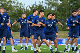 19.07.2026, Bad Wörishofen, Deutschland. 2. Bundesliga: Der SV Darmstadt 98 startet mit der ersten Trainingseinheit in das Sommertrainingslager. Spieler laufen seitlich.