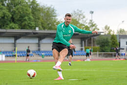 15.07.2026, Bad Wörishofen, Deutschland, 2. Bundesliga, Saison 2026/2027, Der SpVgg Greuther Fürth startet mit der ersten Trainingseinheit in sein Sommertrainingslager in Bad Wörishofen (Unterallgäu). Der Verein bereitet sich dort auf die Saison 2026/2027 vor. Felix Higl (SpVgg Greuther Fürth)