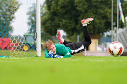15.07.2026, Bad Wörishofen, Deutschland, 2. Bundesliga, Saison 2026/2027, Der SpVgg Greuther Fürth startet mit der ersten Trainingseinheit in sein Sommertrainingslager in Bad Wörishofen (Unterallgäu). Der Verein bereitet sich dort auf die Saison 2026/2027 vor. Silas Prüfrock (SpVgg Greuther Fürth)