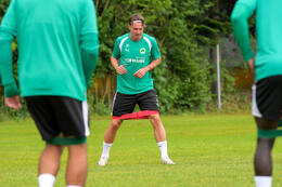 15.07.2026, Bad Wörishofen, Deutschland, 2. Bundesliga, Saison 2026/2027, Der SpVgg Greuther Fürth startet mit der ersten Trainingseinheit in sein Sommertrainingslager in Bad Wörishofen (Unterallgäu). Der Verein bereitet sich dort auf die Saison 2026/2027 vor. Felix Klaus (SpVgg Greuther Fürth)