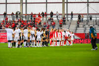 19.10.2026, München, Bayern, Deutschland. Google Pixel Frauen-Bundesliga: FC Bayern Frauen gegen VfB Stuttgart Frauen. Spielort: FC Bayern Campus-Stadion. Übersicht beider Teams vor dem Spiel