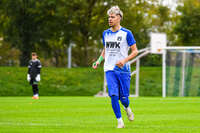 11.10.2026, Bad Wörishofen, Bayern, Deutschland. U19 (A-Jun.) Kreisklasse Allgäu – Nord: FC Bad Wörishofen U19 gegen JFG Wertachtal U19. Spielort: Stadion Unteres Hart. Saison 2026/2027. Pedro Stojan (FC Bad Wörishofen) nachdenklich, ernst, fokussiert