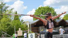 Mindelheim, Deutschland - 09.05.2026: Wettkampf bei der Internationalen Bodensee-Leichtathletik (IBL) 2026 im Julius-Stromayer-Stadion.