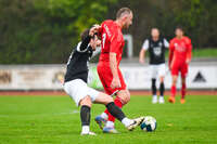 17.10.2026, Mindelheim, Bayern, Deutschland. A-Klasse Allgäu 3: TSV Mindelheim II gegen SV Oberegg II. Spielort: Julius-Strohmayer-Stadion. (Mindelheim) Spieler am Ball, mit dem Ball, in einer Spielszene