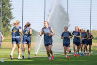 05.08.2026, München, Deutschland. Google Pixel Frauen-Bundesliga: Die FC Bayern Frauen absolvieren auf dem FC Bayern Campus eine Trainingseinheit zur Vorbereitung auf das Testspiel gegen Paris FC. Übersicht