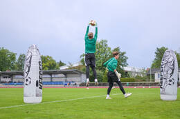 15.07.2026, Bad Wörishofen, Deutschland, 2. Bundesliga, Saison 2026/2027, Der SpVgg Greuther Fürth startet mit der ersten Trainingseinheit in sein Sommertrainingslager in Bad Wörishofen (Unterallgäu). Der Verein bereitet sich dort auf die Saison 2026/2027 vor. Florian Hellstern (SpVgg Greuther Fürth)