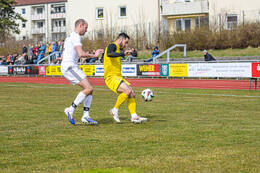 28.03.2026, Mindelheim (Deutschland): Spiel der Kreisliga Allgäu Nord zwischen dem TSV Mindelheim und dem FSV Lamerdingen im Julius-Strohmayer-Stadion.