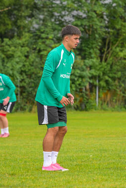 15.07.2026, Bad Wörishofen, Deutschland, 2. Bundesliga, Saison 2026/2027, Der SpVgg Greuther Fürth startet mit der ersten Trainingseinheit in sein Sommertrainingslager in Bad Wörishofen (Unterallgäu). Der Verein bereitet sich dort auf die Saison 2026/2027 vor. Aaron Keller (SpVgg Greuther Fürth)