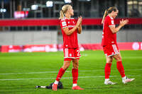 31.08.2026, München, Deutschland. Google Pixel Frauen-Bundesliga: FC Bayern München Frauen gegen 1. FSV Mainz 05 Frauen am FC Bayern Campus. Erstes Heimspiel des FC Bayern München in der Saison 2026/27. Pernille Harder (FC Bayern Frauen)