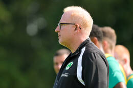 16.07.2026, Bad Wörishofen, Deutschland, 2. Bundesliga, Saison 2026/2027, Der SpVgg Greuther Fürth startet mit der zweiten Trainingseinheit in sein Sommertrainingslager in Bad Wörishofen (Unterallgäu). Der Verein bereitet sich dort auf die Saison 2026/2027 vor. Cheftrainer Heiko Vogel (SpVgg Greuther Fürth)