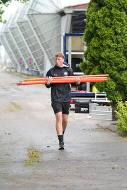 15.07.2026, Bad Wörishofen, Deutschland, 2. Bundesliga, Saison 2026/2027, Der SpVgg Greuther Fürth startet mit der ersten Trainingseinheit in sein Sommertrainingslager in Bad Wörishofen (Unterallgäu). Der Verein bereitet sich dort auf die Saison 2026/2027 vor. Christopher Hickson (SpVgg Greuther Fürth)