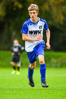 11.10.2026, Bad Wörishofen, Bayern, Deutschland. U19 (A-Jun.) Kreisklasse Allgäu – Nord: FC Bad Wörishofen U19 gegen JFG Wertachtal U19. Spielort: Stadion Unteres Hart. Saison 2026/2027. Niklas Lichtenberg (FC Bad Wörishofen) nachdenklich, ernst, fokussiert