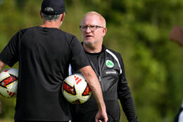 16.07.2026, Bad Wörishofen, Deutschland, 2. Bundesliga, Saison 2026/2027, Der SpVgg Greuther Fürth startet mit der zweiten Trainingseinheit in sein Sommertrainingslager in Bad Wörishofen (Unterallgäu). Der Verein bereitet sich dort auf die Saison 2026/2027 vor. Cheftrainer Heiko Vogel (SpVgg Greuther Fürth)