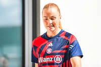 19.09.2026, München, Deutschland. Google Pixel Frauen-Bundesliga: FC Bayern München Frauen gegen 1. FC Köln Frauen am FC Bayern Campus. Glodis Perla Viggosdottir (FC Bayern Frauen)