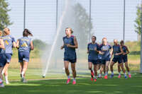 05.08.2026, München, Deutschland. Google Pixel Frauen-Bundesliga: Die FC Bayern Frauen absolvieren auf dem FC Bayern Campus eine Trainingseinheit zur Vorbereitung auf das Testspiel gegen Paris FC. Barbara Dunst (FC Bayern Frauen)