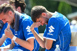 25.07.2026, Bad Wörishofen, Deutschland. Testspiel des SV Darmstadt 98 (2. Bundesliga) gegen die SG Sonnenhof Großaspach (3. Liga). Lance Duijvestijn (SV Darmstadt 98), Ibrahim El Kadiri (SV Darmstadt 98)