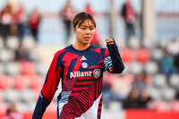 19.10.2026, München, Bayern, Deutschland. Google Pixel Frauen-Bundesliga: FC Bayern Frauen gegen VfB Stuttgart Frauen. Spielort: FC Bayern Campus-Stadion. Momoko Tanikawa (FC Bayern Frauen) nachdenklich, ernst, fokussiert