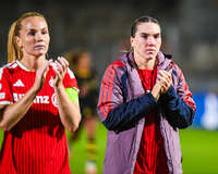 22.09.2026, Unterhaching, Deutschland. UEFA Women's Champions League, 1. Spieltag der Ligaphase: FC Bayern München Frauen gegen Manchester City. UWCL-Auftakt der FC Bayern Frauen und erstes UWCL-Pflichtspiel im neuen Zuhause Sportpark Unterhaching. Vanessa Gilles (FC Bayern Frauen)