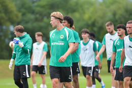 15.07.2026, Bad Wörishofen, Deutschland, 2. Bundesliga, Saison 2026/2027, Der SpVgg Greuther Fürth startet mit der ersten Trainingseinheit in sein Sommertrainingslager in Bad Wörishofen (Unterallgäu). Der Verein bereitet sich dort auf die Saison 2026/2027 vor. Philipp Müller (SpVgg Greuther Fürth)