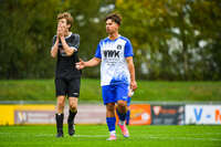 11.10.2026, Bad Wörishofen, Bayern, Deutschland. U19 (A-Jun.) Kreisklasse Allgäu – Nord: FC Bad Wörishofen U19 gegen JFG Wertachtal U19. Spielort: Stadion Unteres Hart. Saison 2026/2027. Fabio Hellwagner (FC Bad Wörishofen) nachdenklich, ernst, fokussiert