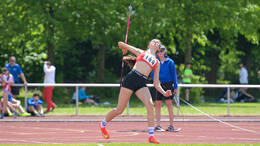 Mindelheim, Deutschland - 09.05.2026: Wettkampf bei der Internationalen Bodensee-Leichtathletik (IBL) 2026 im Julius-Stromayer-Stadion.