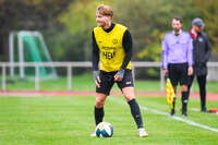17.10.2026, Mindelheim, Bayern, Deutschland. Kreisliga Allgäu Nord: TSV Mindelheim gegen SV Oberegg. Spielort: Julius-Strohmayer-Stadion. Marc Mörstedt (TSV Mindelheim) fröhlich, gut gelaunt, lachend