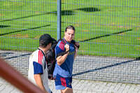 19.08.2026, München, Deutschland. Google Pixel Frauen-Bundesliga: Die FC Bayern Frauen absolvieren auf dem FC Bayern Campus eine Trainingseinheit vor dem Bundesliga-Saisonauftakt gegen den 1. FC Union Berlin. Vanessa Gilles (FC Bayern Frauen)