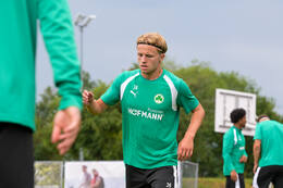 15.07.2026, Bad Wörishofen, Deutschland, 2. Bundesliga, Saison 2026/2027, Der SpVgg Greuther Fürth startet mit der ersten Trainingseinheit in sein Sommertrainingslager in Bad Wörishofen (Unterallgäu). Der Verein bereitet sich dort auf die Saison 2026/2027 vor. Philipp Müller (SpVgg Greuther Fürth)