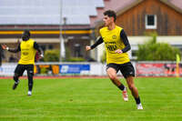 17.10.2026, Mindelheim, Bayern, Deutschland. Kreisliga Allgäu Nord: TSV Mindelheim gegen SV Oberegg. Spielort: Julius-Strohmayer-Stadion. Darius Argintaru (TSV Mindelheim) nachdenklich, ernst, fokussiert