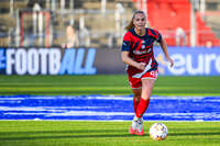 22.09.2026, Unterhaching, Deutschland. UEFA Women's Champions League, 1. Spieltag der Ligaphase: FC Bayern München Frauen gegen Manchester City. UWCL-Auftakt der FC Bayern Frauen und erstes UWCL-Pflichtspiel im neuen Zuhause Sportpark Unterhaching. Aufwärmen Glódís Perla Viggósdóttir (FC Bayern Frauen)