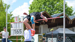 Mindelheim, Deutschland - 09.05.2026: Wettkampf bei der Internationalen Bodensee-Leichtathletik (IBL) 2026 im Julius-Stromayer-Stadion.