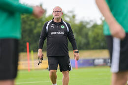 15.07.2026, Bad Wörishofen, Deutschland, 2. Bundesliga, Saison 2026/2027, Der SpVgg Greuther Fürth startet mit der ersten Trainingseinheit in sein Sommertrainingslager in Bad Wörishofen (Unterallgäu). Der Verein bereitet sich dort auf die Saison 2026/2027 vor. Cheftrainer Heiko Vogel (SpVgg Greuther Fürth)