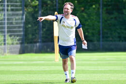 19.08.2026, München, Deutschland. Google Pixel Frauen-Bundesliga: Die FC Bayern Frauen absolvieren auf dem FC Bayern Campus eine Trainingseinheit vor dem Bundesliga-Saisonauftakt gegen den 1. FC Union Berlin. Jose Barcala (Cheftrainer, FC Bayern Frauen)