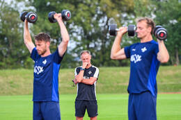 19.07.2026, Bad Wörishofen, Deutschland. 2. Bundesliga: Der SV Darmstadt 98 startet mit der ersten Trainingseinheit in das Sommertrainingslager. Co-Trainer Darius Scholtysik (SV Darmstadt 98)