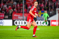 22.09.2026, Unterhaching, Deutschland. UEFA Women's Champions League, 1. Spieltag der Ligaphase: FC Bayern München Frauen gegen Manchester City. UWCL-Auftakt der FC Bayern Frauen und erstes UWCL-Pflichtspiel im neuen Zuhause Sportpark Unterhaching. Klara Bühl (FC Bayern Frauen)