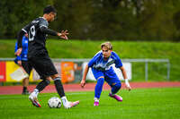 11.10.2026, Bad Wörishofen, Bayern, Deutschland. U19 (A-Jun.) Kreisklasse Allgäu – Nord: FC Bad Wörishofen U19 gegen JFG Wertachtal U19. Spielort: Stadion Unteres Hart. Saison 2026/2027. Philipp Rötzer (FC Bad Wörishofen) nachdenklich, ernst, fokussiert