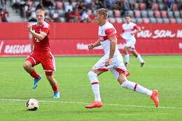19.08.2026, München, Deutschland. FC Bayern München U19 vs. VfB Stuttgart U19 am FC Bayern Campus in München. VfB U19 Spieler
