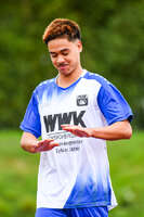 11.10.2026, Bad Wörishofen, Bayern, Deutschland. U19 (A-Jun.) Kreisklasse Allgäu – Nord: FC Bad Wörishofen U19 gegen JFG Wertachtal U19. Spielort: Stadion Unteres Hart. Saison 2026/2027. Julian Bleyer (FC Bad Wörishofen) beim Jubel, jubelnd, feiernd