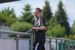 29.06.2026, Bad Wörishofen, Deutschland, Swiss Football League, SFL 2026/2027, Der FC Vaduz startet mit der ersten Trainingseinheit in sein Sommertrainingslager in Bad Wörishofen (Unterallgäu). Der Verein bereitet sich dort auf die Saison 2026/2027 vor. Pascal Cerrone (FC Vaduz)